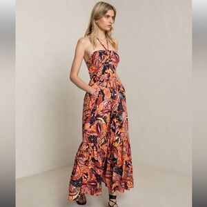 ALC LTD Adelle Halter Midi Dress